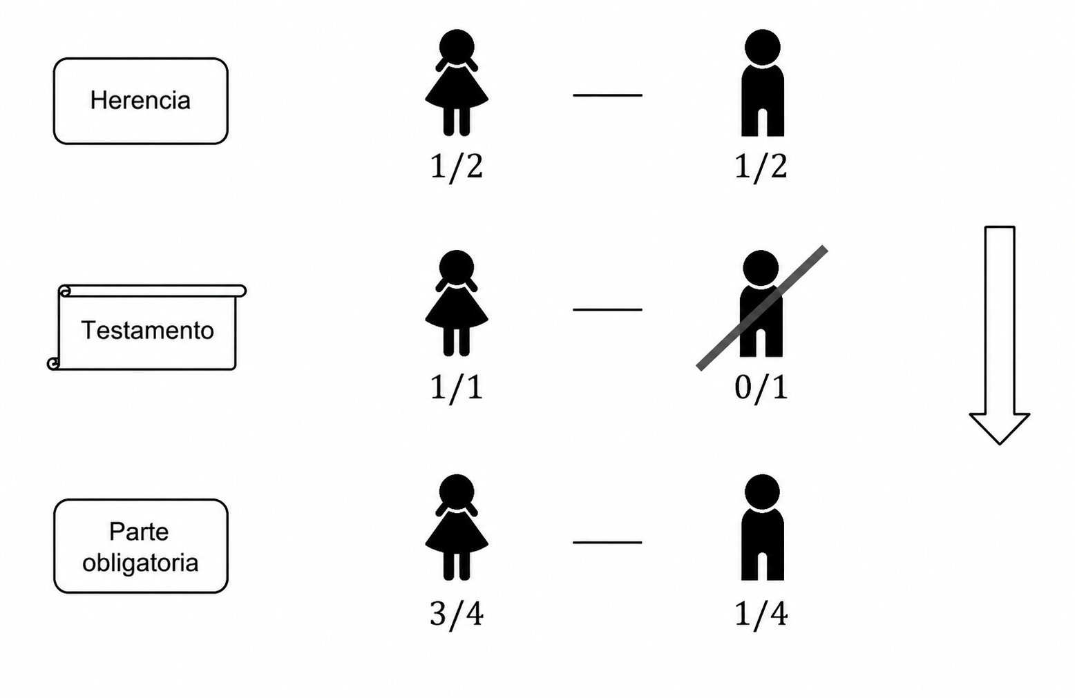 Erben Legítima estricta 2 Kinder web